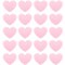 Wrapables Decorative Photo Heart Clips for Photos, Memos, Notes and Papers (Set of 20)